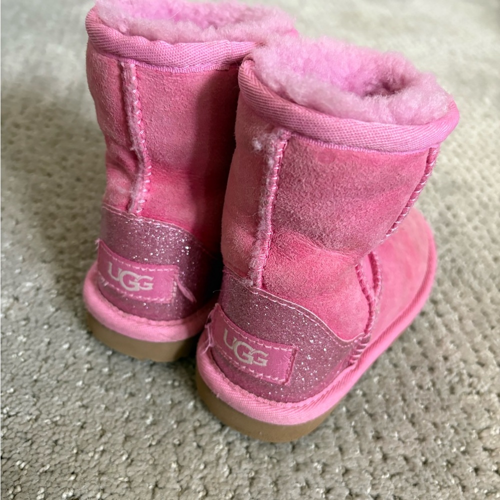 UGG Kids Sparkly Pink Boots